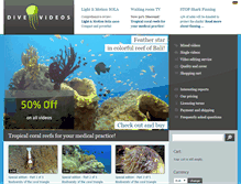 Tablet Screenshot of dive-videos.com